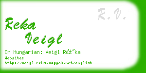 reka veigl business card